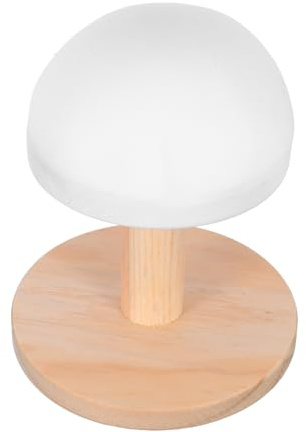 STOBAZA Planche à Repasser Compacte avec Base Ronde Tabouret Mini Rembourré Portable pour Repassage de Vêtements Soutiens Gorge et Chapeaux