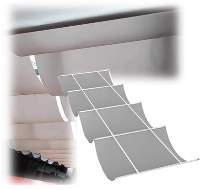 Kit d'auvent de toit pour pergola, housse rétractable personnalisée, avec kit de montage, pour terrasse/balcon/cour (1,5 x 5 m)