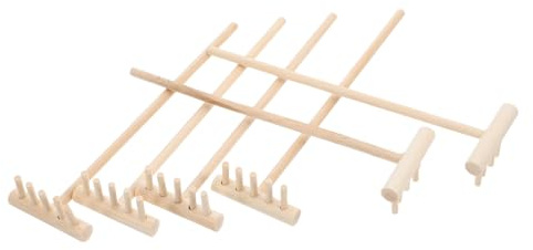 MOTHNUR 6 pezzi Mini Rastrelli per Giardino in Sabbia Strumenti Precisi per Miniature e Tray Utensili Facili da Usare per Creazioni Dettagliate e Decorazioni Zen