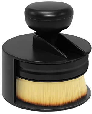 Falliny Grundierungspinsel, flach, flüssig, für Gesicht und Körper, Kabuki-Foundation-Pinsel zum Verblenden von Flüssigkeiten, Creme, Buffing, Tupfen, Concealer, makelloser Puderkosmetik