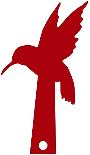 Bandiera universale per cassetta delle poste, posta creativa, senza attrezzi necessari, robusta e simpatica pianta, per cassetta delle poste, facile da montare, kit universale per bandiere (colibrì)