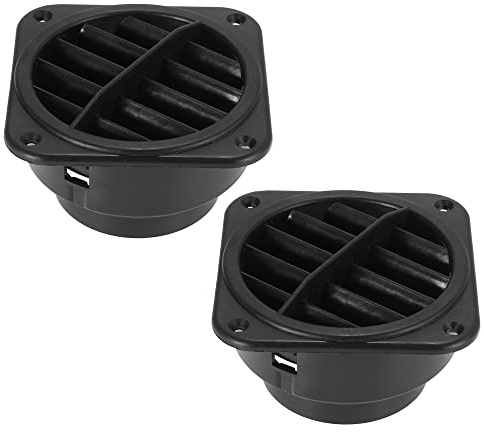 X AUTOHAUX 2 x Warmluftauslass 75 mm Auto-Heizung, Staub-Klimaanlage