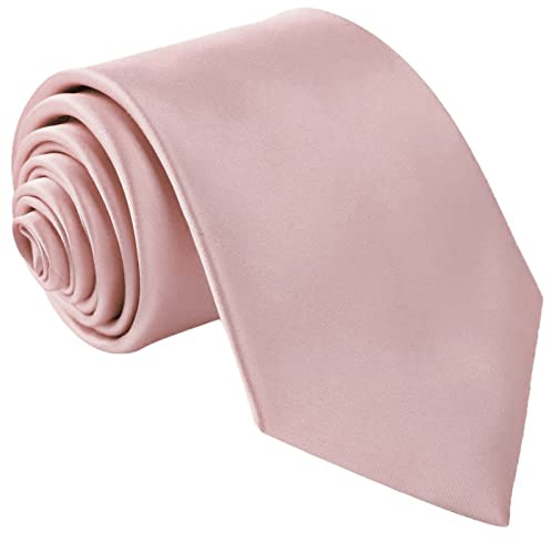Beaface Men's Tie Solid Color Neckties For Men Business Wedding Formal Ties