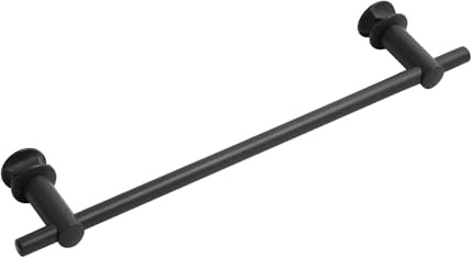 Heilmetz Handtuchhalter für runden Badheizkörper, 460mm Handtuchstange Einfache Montage auf runde Bad- und Handtuchheizkörper Stabil Handtuchhalter-Zubehör Anthrazit