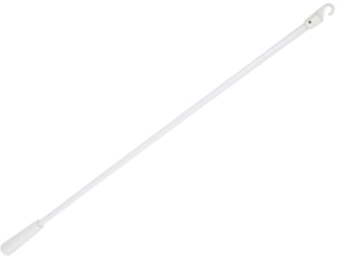 TOPBATHY Jalousiestab 17 Zoll Mit Haken Fiberglas Vertikal Jalousie Zugstange Ersatz Jalousie Kippstab Für Fenster Installieren Ohne Werkzeug Praktisches Jalousiezubehör Für