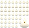 Bougie Flottante, 50 Pièces Bougies Flottantes Inodore, Créer une Atmosphère Bougie Flottante Blanche Utilisé pour les Mariages, Les Piscines, Les Spas, Les Baignoires, Les Dîners de la Saint-Valentin