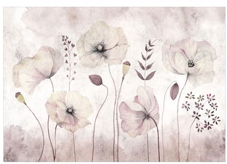 KunstLoft Tapete 'Floral Moment' 245x175cm | Fototapete modern | selbstklebend