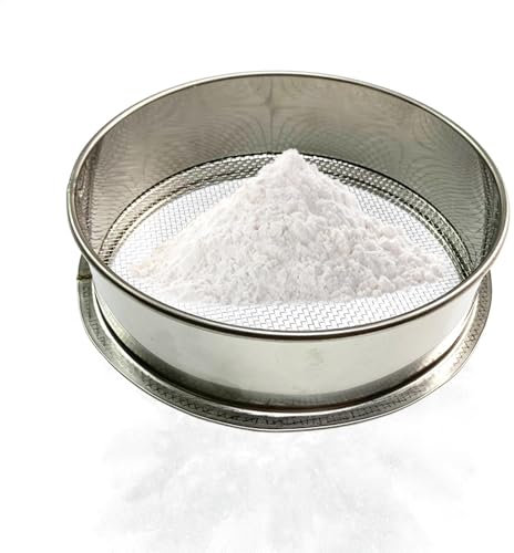 Sieb aus Metall mit feinen Maschen, feinmaschiges Metallsieb – kleines Sieb mit feinen Maschen, Gartensieb aus Metallgitter, Küchensieb für Reis, Sieb mit feinen Maschen
