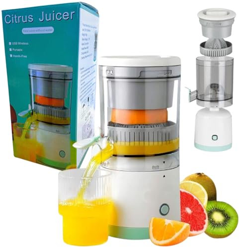 Spremiagrumi per frutta e verdura, compatto, 45 W, facile da pulire, 400 ml, per angurie, pompelmi, mele, alimentazione USB, portatile ed efficiente, ABS, alta velocità