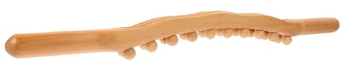 Rundkugel Massagestab für Rücken und Ganzkörpermassage | Glatte Oberfläche, Leichtes Format, für Reisen und Büro, 20 Wulstwalzstange