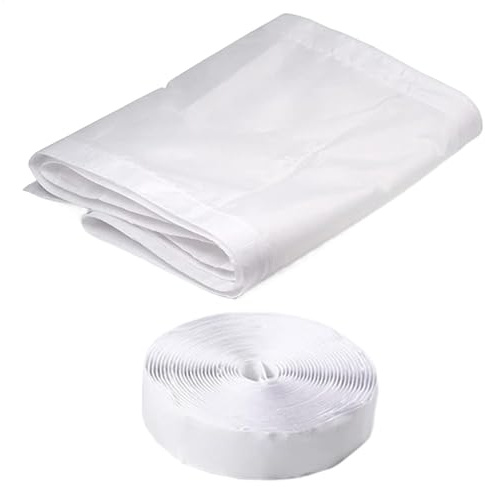 Kit de sellado de puerta corredera, kit de ventilación de ventana de CA, sellado de ventanas para aire acondicionado portátil, tira de tiempo ajustable, diseño de cuerda de dibujo, productos de