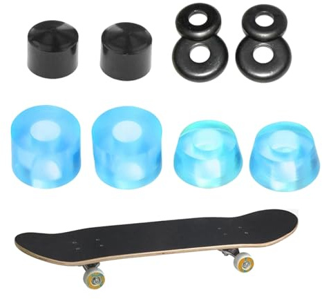Bushings De Skateboard Dures | Pièces De Remplacement Rigides Avec Cups De Pivot | Jeu De Bushings De Truck Pour Planches À Roulettes À Quatre Roues - Pour Skate De Rue Cruiser Entraînement Compétitio