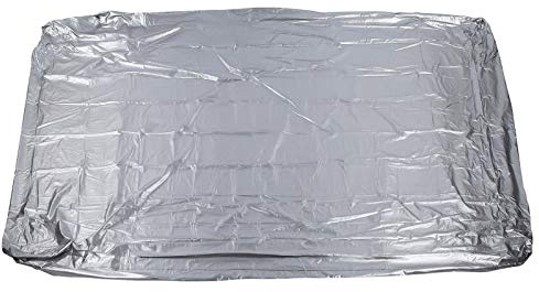 MechKit Billiard Table Cover Protector Lightweight Durable Silver Raincoat Fabric 2.7m 9ft for Billiards Table Tennis Outdoor Tables Garden Furniture