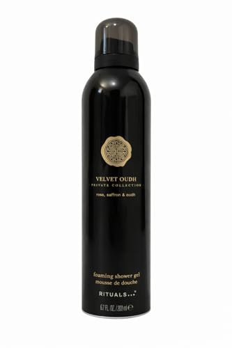Rituals Velvet Oudh Private Collection duschskum 200 ml – original skumduschgel med doft av ros, saffran och grus