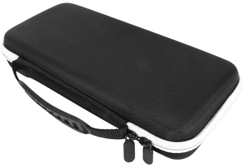 MENDUNER Custodia Rigida per ROG Ally 7 120Hz Portatile, Custodia Protettiva in EVA Antiurto con Cintura Fissa per Console, Accessori, Viaggi e Campeggio (WHITE)