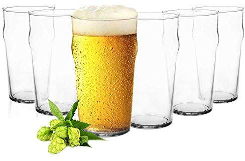 Sendez - 6 bicchieri da birra, 0,5 l, bicchieri da birra