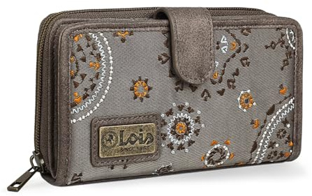 Lois - Portefeuille Femme Multi Rangement. Blocage RFID. Porte Monnaie Femme. Porte Feuilles pour Femme Tendance - Porte Monnaie Multipoches Femme - Sac Femme