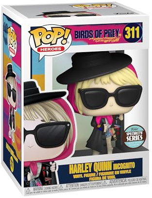 Funko POP! Heroes: Birds Of Prey - Harley Quinn - (Incognito) - Figurine en Vinyle à Collectionner - Idée de Cadeau - Produits Officiels - Jouets pour les Enfants et Adultes - Movies Fans