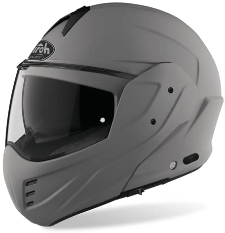 Airoh Unisex – Erwachsene Mathisse Dark Grey Matt M Helm, Dunkelgrau, M