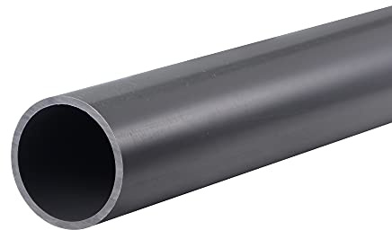 sourcing map PVC Rohr Durchmesser 28mm Rund Kunststoffrohr Hellgrau | Länge 0.35m, für Garten Aquarium Wasserleitung Kabelkanal lüftungsrohr