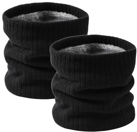 Onvavient Sjal herr vinter, vinter halsslang skidåkning, tubhalsduk halsduk halsvärmare ansiktshalsduk fleece loop halsduk män kvinnor, varm tjock tubhalsduk halsvärmare sport motorcykel cykel