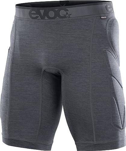 EVOC Crash Pants & Crash Pants Bike, Radlerhose (inkl. Hüftprotektoren und Schutzpolster, S.Café-Technologie gegen Gerüche, maschinenwaschbar)