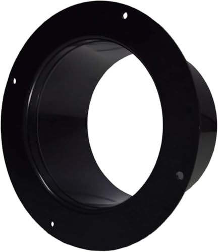 AZITICY Wandflansch Rohrverbinder - 125mm Verbinder Verbindungsstück Anschlussflansch Lüftungsrohr für Abluftventilator Rohrlüfter Abluftschlauch (Modell A / 125mm)