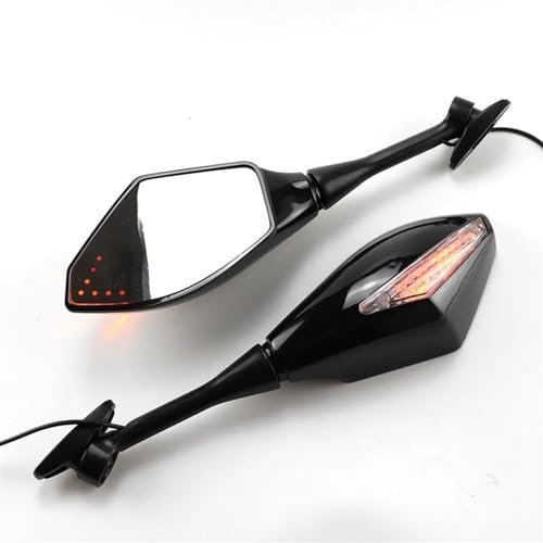 Lenkerendenspiegel Motorrad Für CBR600RR CBR1000RR 2003-2017 Blinker Integrierte Spiegel Licht Motorrad Weiten Blick Rückspiegel Chopper Spiegel