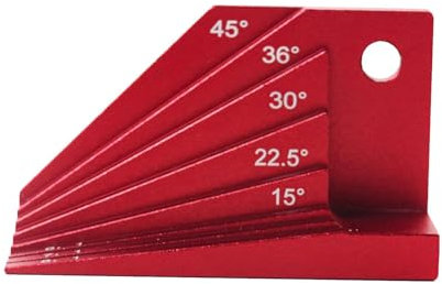 Winkelmesser aus Aluminiumlegierung, Spechte, Winkelmesser, rote Aluminiumlegierung, Schräglehre, Winkelmesser für Baustellen, Häuser, Studios