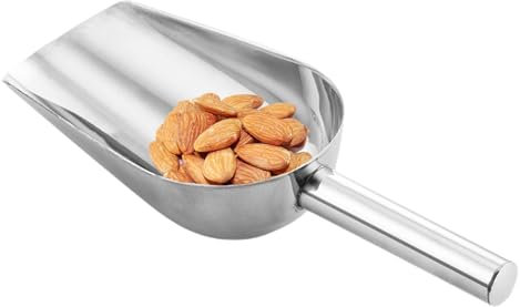 Popcorn Scoop Metal - Multipurpose Metal Scoops Ice Shovel | Ice Scoop for Ice Machine,Kitchen Accessory, Multipurpose Utility Scoop for Coffee Bean Food Candy Flour Popcorn