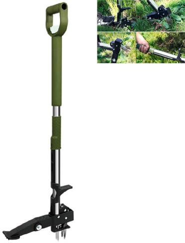 KHZKHC Unkrautstecher Mit Griff, Teleskopierbar, Stand-Up-Unkrautentferner, Unkrautentferner, Teleskopgriff 99–119 cm, Einfaches Entfernen Von Unkraut Ohne Bücken