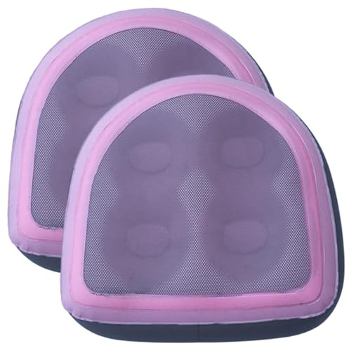 2Pcs Inflatable Booster Seat, Comfort Non-Slip Mesh Hot Tub Seat with Suction Cups, Multifunctional Inflatable Booster for Pool, Hot Tub, Spa Seats