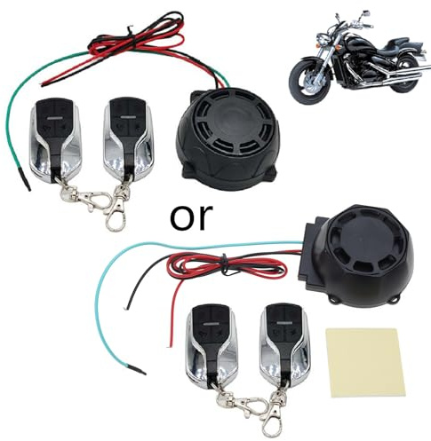 Alarma de seguridad para motocicleta, bicicleta, scooter, protección con control remoto de 12 V, alarma de seguridad para motocicleta