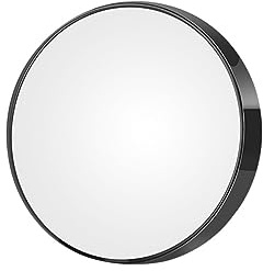 Alipis 2pcs 8.8cm Round 10x Magnifying Makeup Mirror with Suction Cups