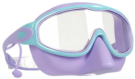Simglasögon | Anti-Imma Anti-UV Simglasögon vid vidbild | Kids Ģoggles med komfort tygrem | UV-skydd simmask för pojkar, flickor- för träning på stranden