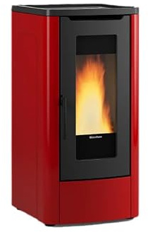 Stufa a Pellet Extraflame Dahiana AD Bordeaux – 10 kW, 5 Stelle Ambientali, Riscaldamento fino a 287 m³, Classe Energetica A+