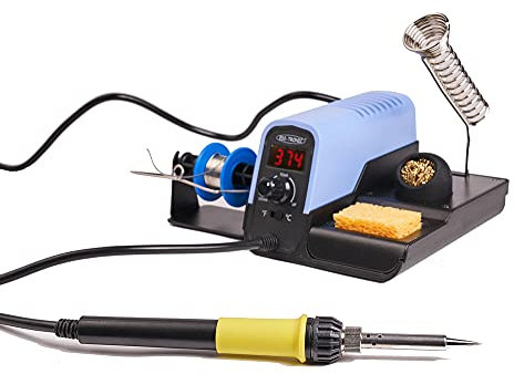 edi-tronic Digitale regelbare Lötstation 480°C 30W Lötkolben Löten Lötzinn Lötschwamm
