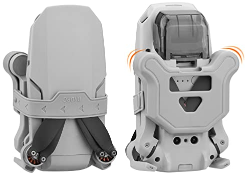 BRDRC Mini 2 4K Propellerhalter, Gurt, Stützenschutz, Klingenstabilisator, Fixator, Propeller, Schutz für DJI Mavic Mini/Mini 2/Mini SE/Mini 2 SE Drohnenzubehör (grau)