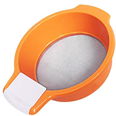 Yardwe 1pezzi Setaccio Per Farina in Acciaio Inossidabile e Colino Da Cucina e Giardinaggio Per Setacciare Farina Riso e Terra Evita Grumi Utilissimo Per Casa e Cucina