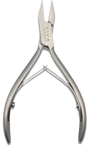Viva Instruments - Cortaúñas encarnadas, herramientas de podología para quiropodistas, uñas gruesas, de acero inoxidable, fuertes, profesionales, 13 cm - Viva Instruments (11,5 cm)