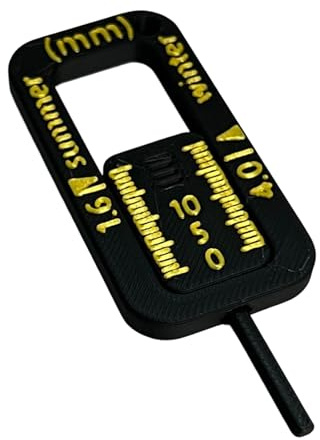 Medidor de Profundidad de Neumáticos,Herramienta de Mantenimiento para Vehículos - Instrumento Para Medir La Huella Del Coche,Para Mecánicos Técnicos Usuarios Domésticos Sedanes Caravanas