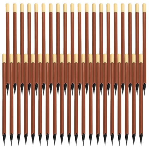 Lápiz HB de madera, 40 unidades, lápices de dibujo con mango triangular antideslizante y mina extra espesa, lápices de grafito escritura a mano y bocetos, adecuado para escuelas y oficinas (negro)