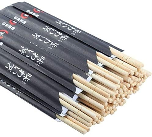 Disposable Chopsticks Pack of 40 Pair, 9 Japanese Style Sleeved Sushi Chopsticks by Gmark GM1038A