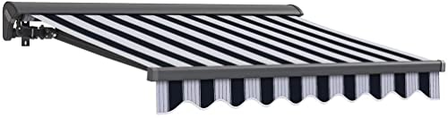 home Trends® Preisgünstige Markisen Tuch Markisenbespannung Ersatzstoffe Markisenstoffen Sonnenschutz MIT Volant (Nicht fertig genäht) mit verschiedenen Maße und Farbe für 4 x 3 m Markisen (SPD037)