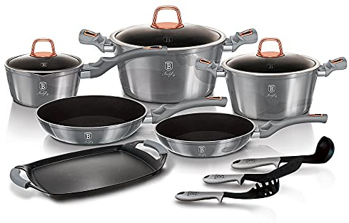 Berlinger Haus 12-Piece cookware Set, Durable and Easy to Clean