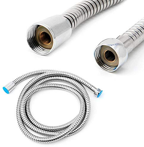 Tappeti Design Flexibler 2M Duschschlauch aus Edelstahl Badheizung Wasserkopfrohr -2m