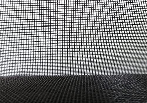 Fliegengitter Insektengitter 150cm XL Breite sowie 250cm lang in schwarz 1,0mm x 1,0mm Mückenschutz Gewebe Maschen aus Fiberglas Fliegennetz Mückengitter (150cm breit x 2,5m lang)