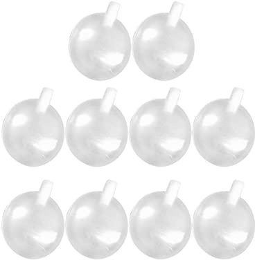 Fenteer 10x Hund Quietschendes Spielzeug Noise Maker Transparent Kleines Stofftier Quietschen Handwerk Quietschen Reparatur DIY für Hund Katze Kinder, 45MM
