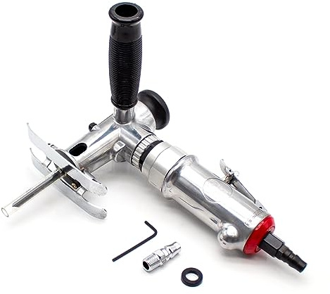 LeTkingok Rompecabezas Neumático, Máquina de Corte Alternativo para Carpintería, Cortador de Aire de Madera, Sierra de Corte Manual, Carrera de 8000rpm, 10mm
