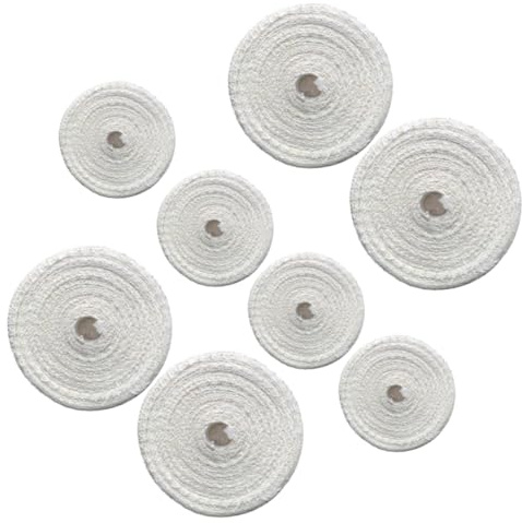 LIFKOME 8pcs Kitchen Ham Netting Roll Sausage Casing Net for Cooking Meat Pork Thread Rope Netting